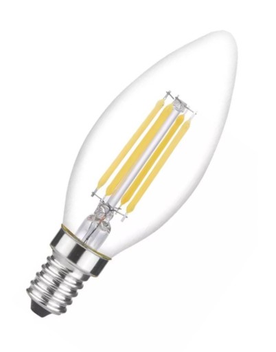 LED ŽIAROVKA FILAMENTOVÁ C35 E14 6W Edison Dekor