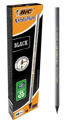 Bic Evolution ČIERNA ceruzka nerozbitná HB 1 ks.