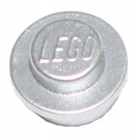 LEGO Kl. 1x1 okrúhly kovový strieborný 4073 4249039 Nový