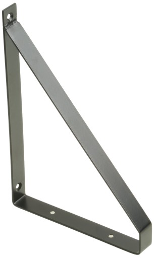 DEKORATÍVNA PODPORKA POLICE 220 x 154 mm ČIERNA PRE PODPORU DOSKY DRŽIAK POLICE