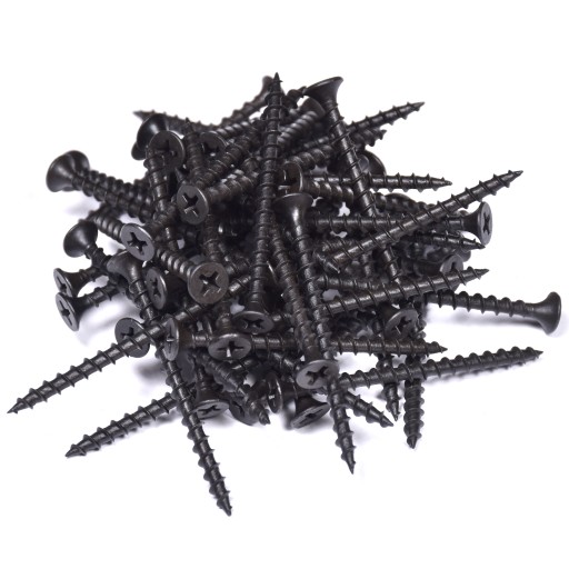 SKRUTKY DO DREVA ČIERNE 55 mm do sadrokartónu - 1 kg
