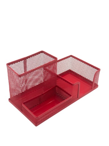 Pen&GO Organizér na pero na stôl sieťový box na náradie PG9058 Red