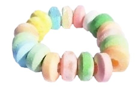Jedlé prstene lásky Candy Love Rings 3 ks