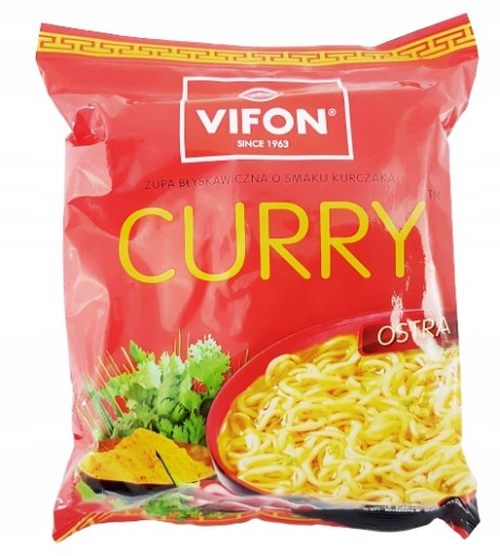 Vifon Instantná polievka, pikantné kuracie kari, 70 g