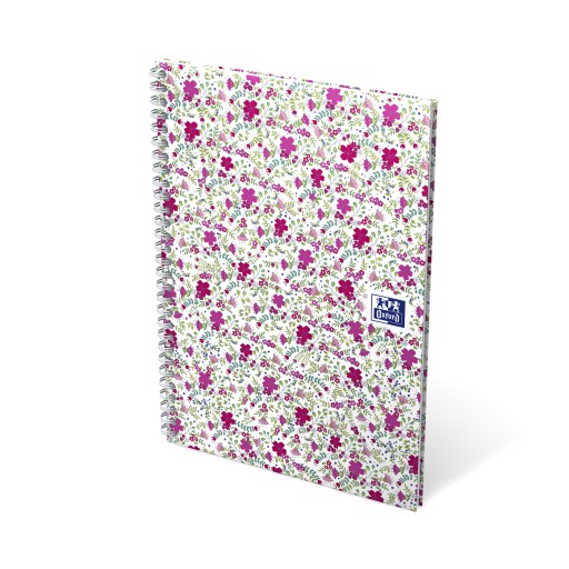 Mriežkový zápisník A6, 50 listov, Oxford Floral,