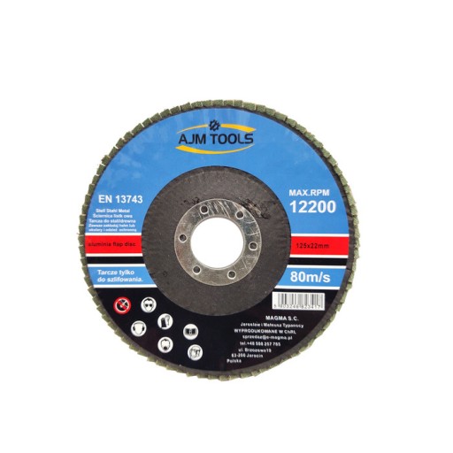 KOTOUČ VENTILÁTORA ČEPEĽOVÝ P120 KLAPKA ABRASIVE