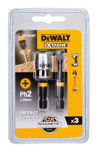NÁRAZOVÉ HROTY DEWALT DEWALT TORISONPH2 DT70536T