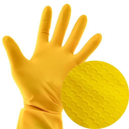 POUZDRO RUKAVICE, GUMA FLOKOVANÝ LATEX, XL