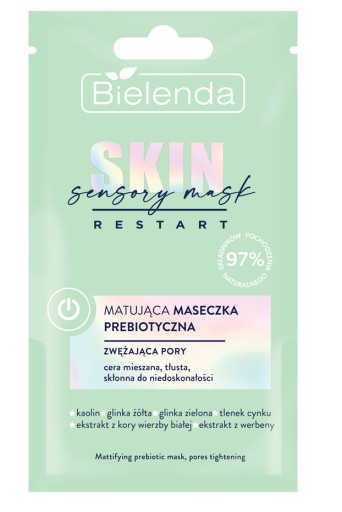 BIELENDA SKIN RESTART zmatňujúca probiotická maska 8g