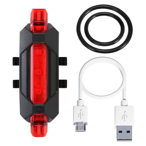 BIKE LAMP LED USB svetlá na bicykel zadné osvetlenie kufra