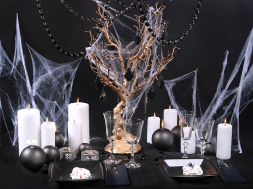 SPIDER WEB HALLOWEEN 60G FIALOVÁ