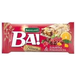 BRUSNICOVÁ POMARANČOVÁ BA TYČINA 40G BAKALLAND
