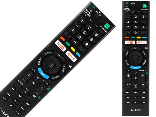 Univerzálne diaľkové ovládanie pre TV DVR VCR SONY YouTube Smart