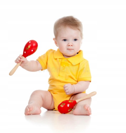 DREVENÁ HRKÁVAČKA MARACAS PRE DETI VZORKY RYTMICKÝ NÁSTROJ MARACAS