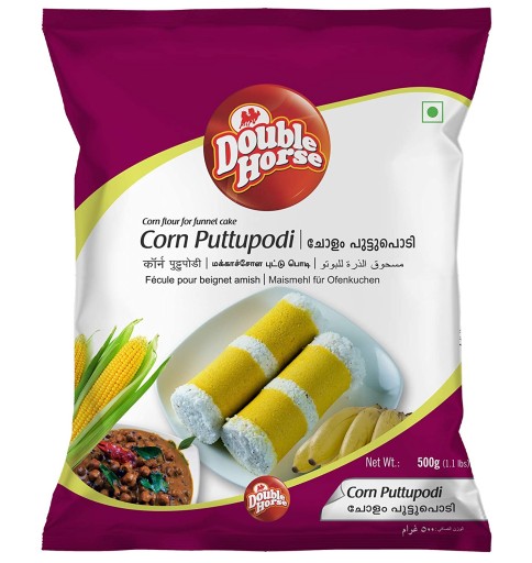 Corn Puttu Podi miska Double Horse 500g