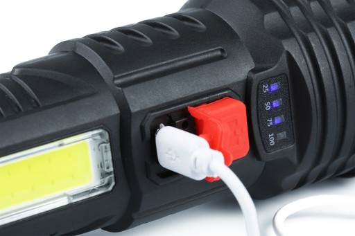 NABÍJACIA LED BATERKA + COB USB