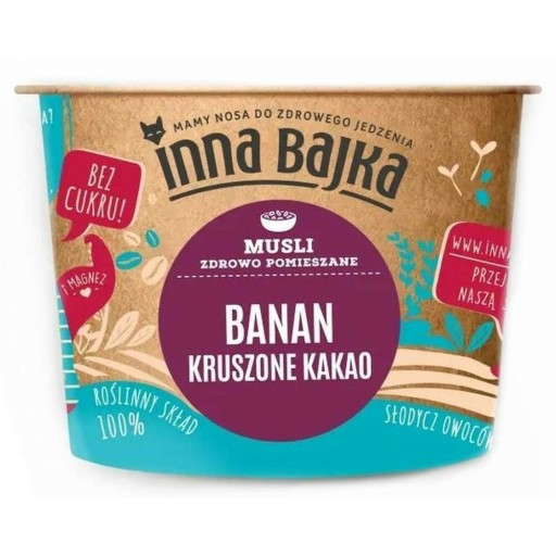 Inna Bajka Müsli banán drvené kakao 60g