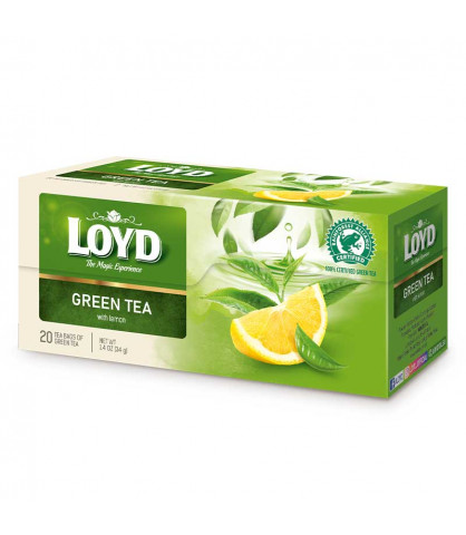Express Certified Green Tea Lemon Zelený čaj Lemon 20T LOYD