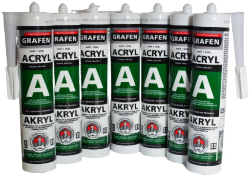 GRAFEN akrylový biely akrylový tmel 300ml