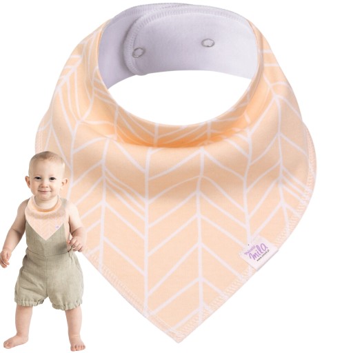 Podbradník 100% bavlna Podbradník Bavlnený šál BROSKYŇA 30-35 cm