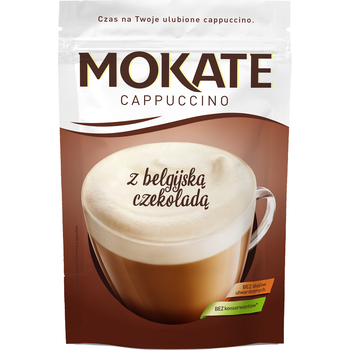 1x 110g MOKATE Cappuccino s belgickou čokoládou