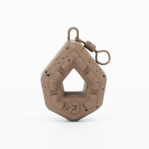 Olovené závažie Delphin BARBED s otvorom 60g