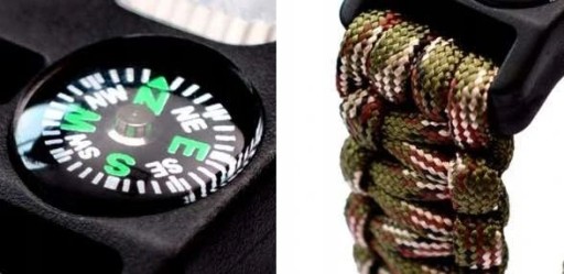 PARACORD 5 V 1 ZÁCHRANNÝ NÁRAMOK PREŽITIA