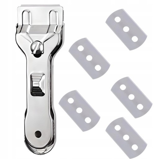 ŠKRABKA NA OKNÁ ŠKRABKA NA KERAMICKÉ INDUKČNÉ VARNÉ DOSKY 5X NOŽE