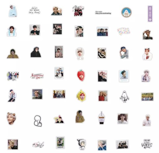 STRAY KIDS Boys kpop nálepky 15 ks