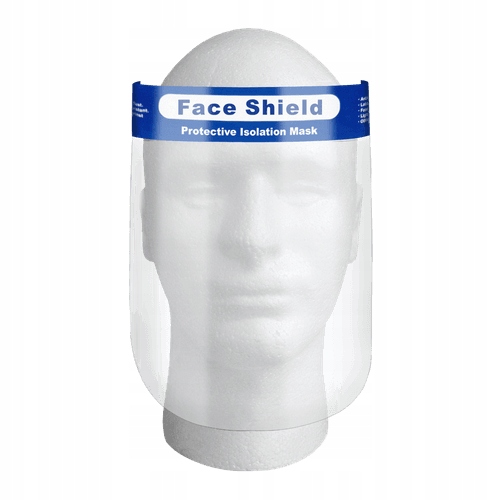 Ochranný štít FACE SHIELD, 10 kusov