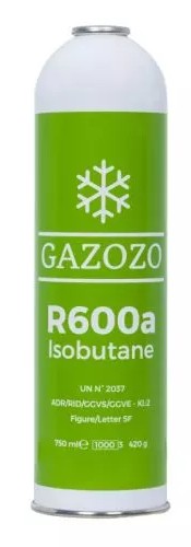 Chladiaci plyn IZOBUTAN R600a 420g 750ml