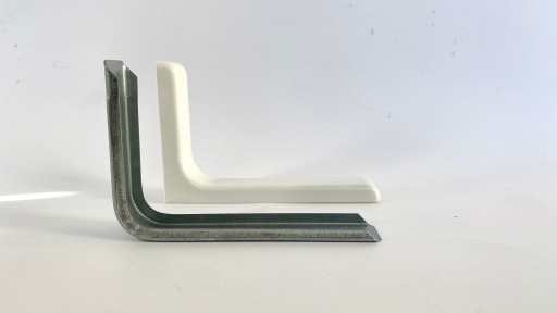 LEO držiak police 12cm biely 2 ks