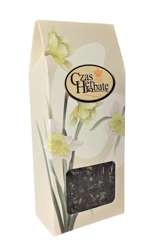 LAZY DAY čierny listový čaj s papája, pomaranč, 70g narcis
