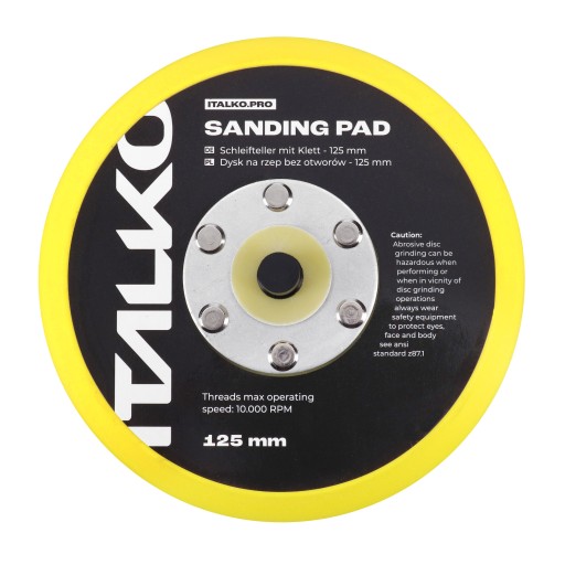 BRÚSNY DISK VELCRO DISK 125mm BEZ OTVOROV