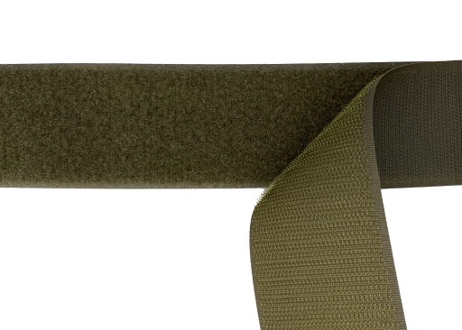 Páska na suchý zips 50mm, sada vojenskej zelenej Alfatex