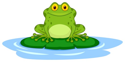 NÁLEPKA NA OKENNÉ SKLENENÉ ZRKADLO ŽABIČKA ŽABA