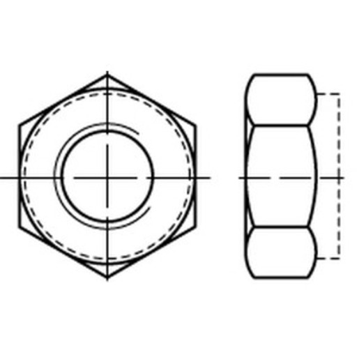 Samosvorná matica M20x1,5, pozinkovaná DIN 980