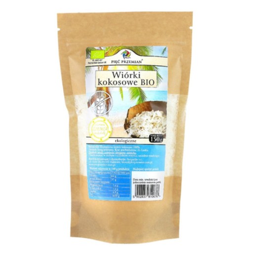 Bio kokosové lupienky bez lepku 150 g Five Transformations