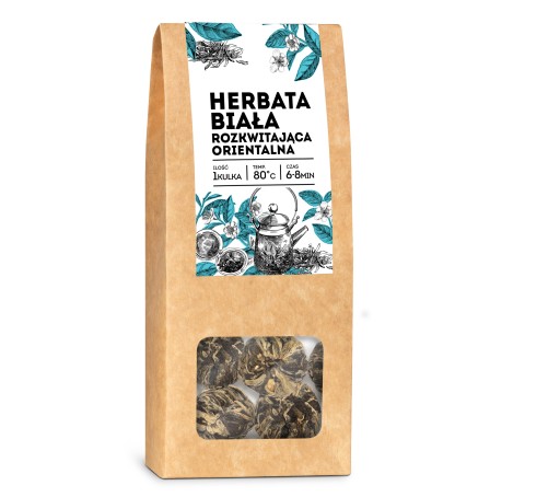 Orientálny biely kvitnúci čaj 4 ks KVET