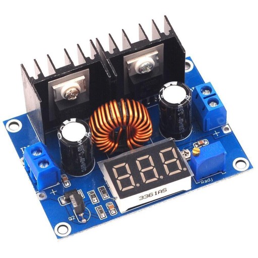 Znižovací menič XL4016 1,25-36V 8A s displejom