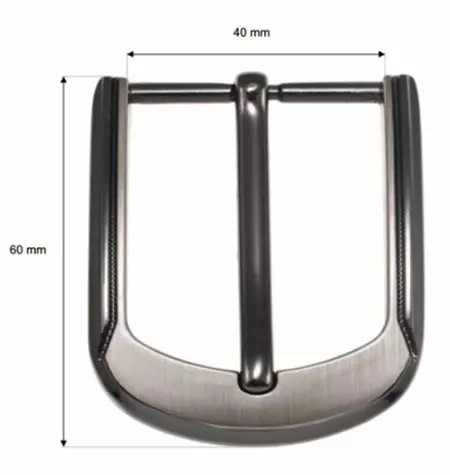 40 mm spona na opasok z nehrdzavejúcej ocele