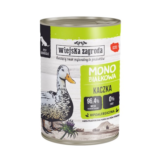 COUNTRY FARM MONO-PROTEIN KRMIVO DOSPELÝ PES 400g KAČ