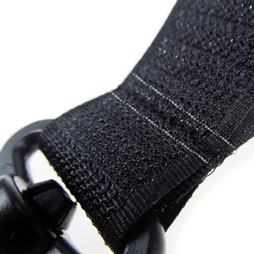 SET 2x HÁČIK HÁČEK ÚCHYTKA NA NÁKUPNÚ TAŠKU NAKUPOVANIE SO HÁČKOM NA VELCRO ČIERNA