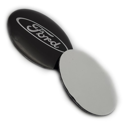 ZNAK LOGO NÁLEPKA FORD 60 mm ČIERNA