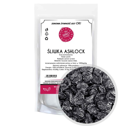 Ashlock California sušená slivka - 500 g