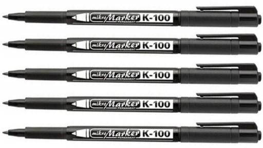Fixka Fóliová fixka Pen Metal Glass Kamet K-100 x 5