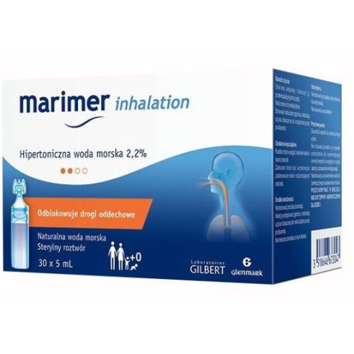 MARIMER INHALATIONS INHALATION 2,2% 30x5ml HYPERTONICKÉ AMPULY