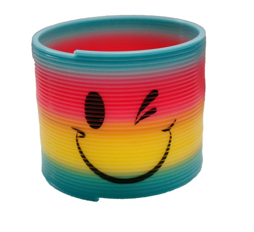 HAPPY FACE SPRING 8CM FAREBNÉ E1830 EMAJ