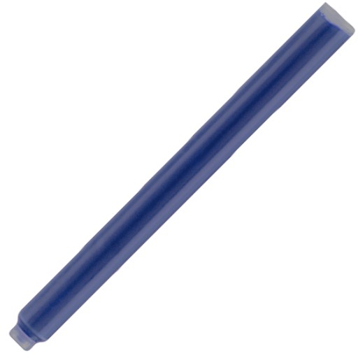 Náboje Pelikan Long, 5 kusov, modrá a čierna