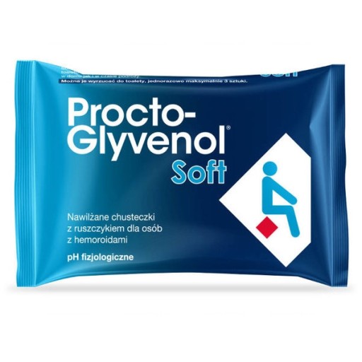 Procto-Glyvenol Mäkké vlhčené obrúsky na hemoroidy